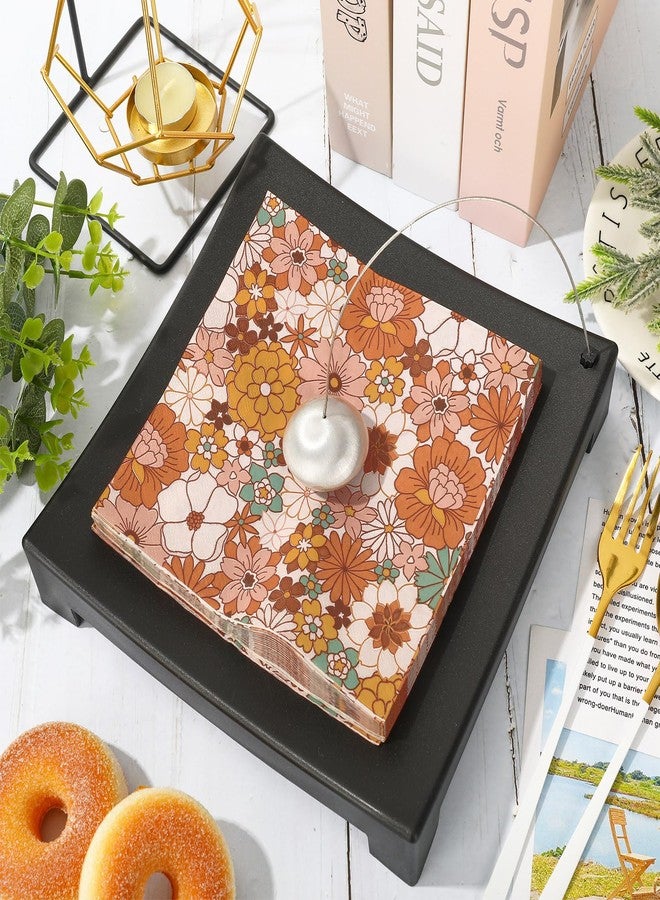 وولاين مجموعة مناديل ورقية من والين، 80 منديل، بنمط زهور بوهيمي، مقاس 6.5 × 6.5 بوصة، بتصميم زهور ربيعية كلاسيكية، مناسبة للغداء والعشاء، مزينة بزهرة الفاوانيا والأقحوان، مثالية لفصلي الربيع والصيف، وأعياد الميلاد، وحفلات الزفاف، وحفلات توديع العزوبية. - Image 3